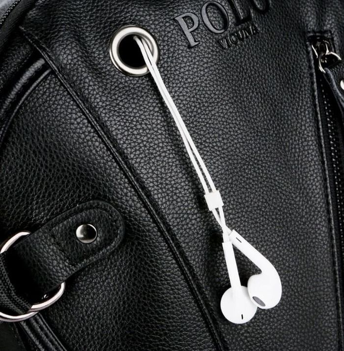 Чоловічий чорний рюкзак Polo 5511 купити недорого в Ти Купи
