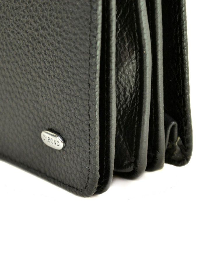Чоловіче шкіряне портмоне-барсетка Classik DR. BOND M29 black купити недорого в Ти Купи