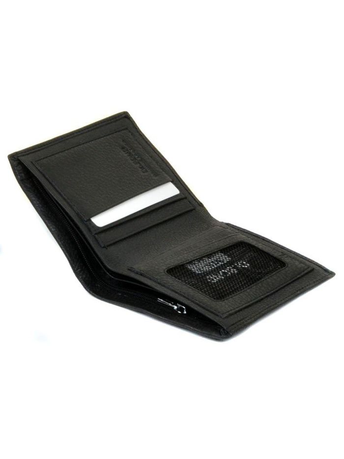 Чоловічий шкіряний гаманець Classik dr.Bond MS-7 black купити недорого в Ти Купи