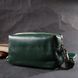 Молодіжна жіноча шкіряна сумка через плече Vintage 22277, Зелений