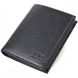 Шкіряний чоловічий турецький гаманець BOND 21988, Чорний