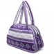 Дутая сумка-саквояж POOLPARTY фиолетовая