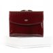 Шкіряний жіночий лаковий гаманець SERGIO TORRETTI Ws-11 wine-red