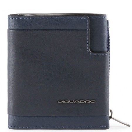 Кожаный кошелек Piquadro FALSTAFF/Blue PU5114S111R_BLU купить недорого в Ты Купи