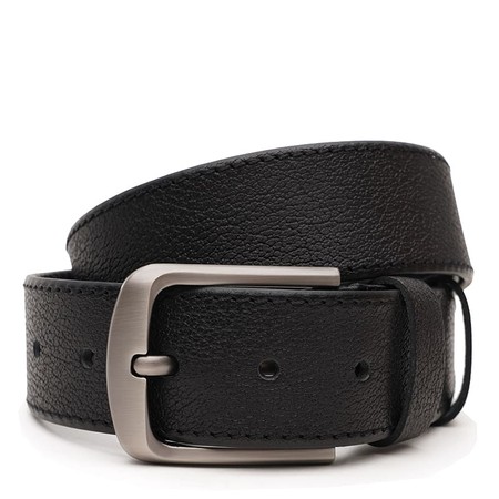 Мужской кожаный ремень Borsa Leather V1115DPL05-black купить недорого в Ты Купи