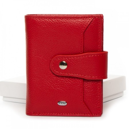 Женский кожаный кошелек Classik DR. BOND WN-23-15 red купить недорого в Ты Купи