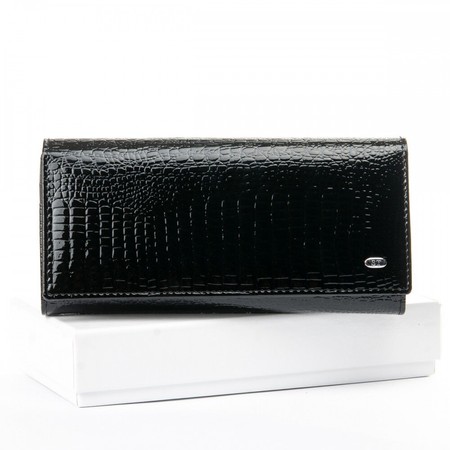 Жіночий гаманець зі шкіри LR SERGIO TORRETTI W1-V black купити недорого в Ти Купи
