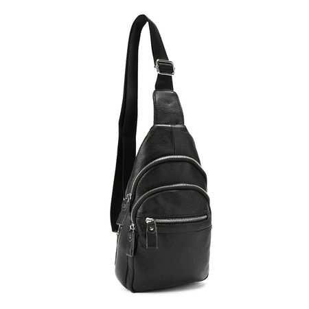 Кожаная сумка слинг Tiding Bag M56-8643A купить недорого в Ты Купи