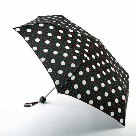 Зонт женский Lulu Guinness by Fulton Minilite-2 L869 Polka Lips (Горошек) купить недорого в Ты Купи