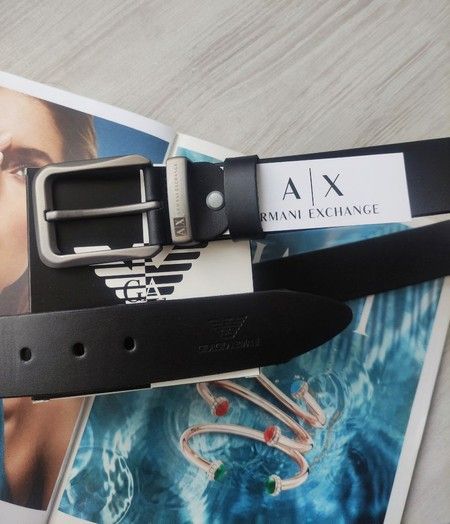 Мужской ремень черный arm_125 купить недорого в Ты Купи