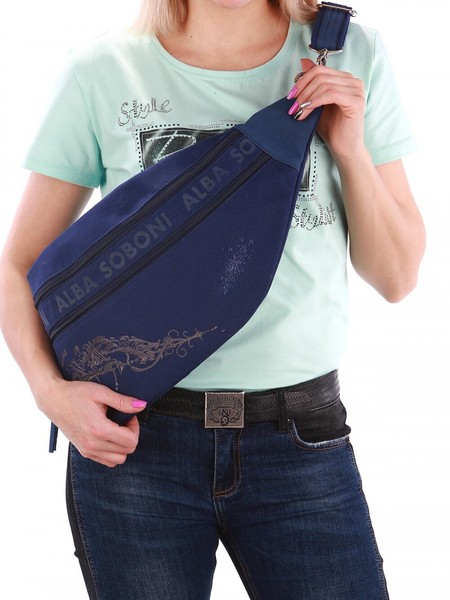 Женская сумка через плечо 190091 синий Alba Soboni (130439-2600130439015) купить недорого в Ты Купи