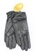 Перчатки женские чёрные кожаные 306s3 L Shust Gloves