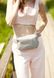 Жіноча шкіряна поясна сумка BlankNote Dropbag Mini сіра - BN-BAG-6-SHADOW
