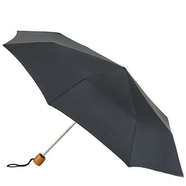 Зонт механический унисекс Fulton Stowaway Deluxe-1 L449 - Black (Черный) купить недорого в Ты Купи
