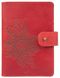 Обкладинка для паспорта зі шкіри Hi Art «Mehendi Classic» PB-03S / 1 Shabby Red Berry Червоний купити недорого в Ти Купи