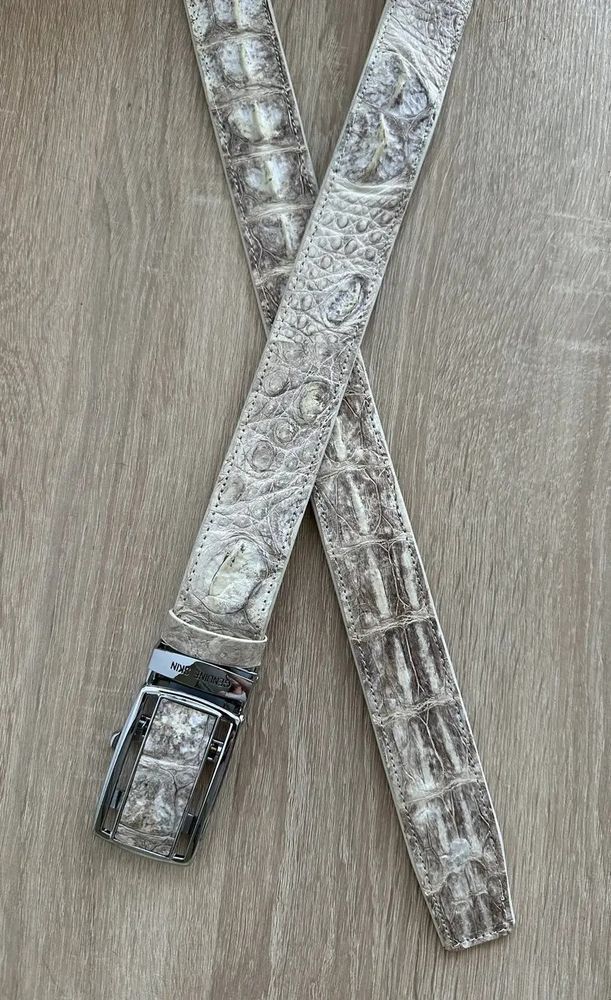 Ремень из кожи крокодила Ekzotic Leather crb05_4 купить недорого в Ты Купи