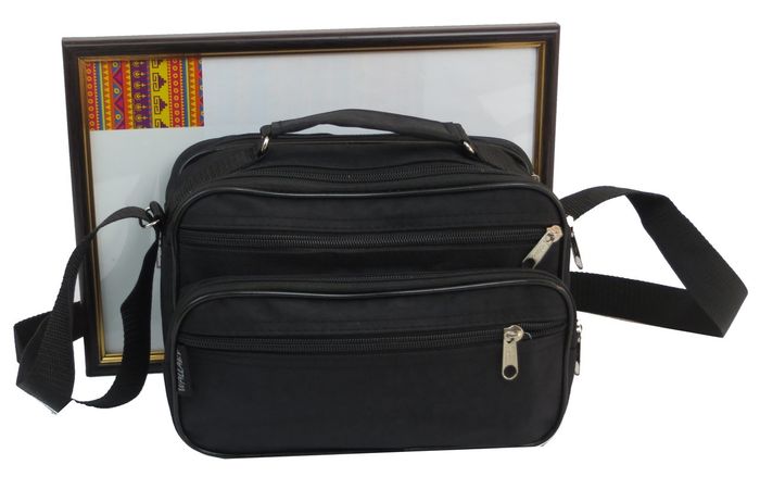 Мужская сумка-борсетка Wallaby 2123 черная купить недорого в Ты Купи