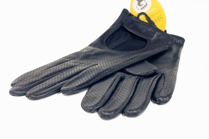 Жіночі шкіряні сенсорні рукавички Shust Gloves 706 купити недорого в Ти Купи