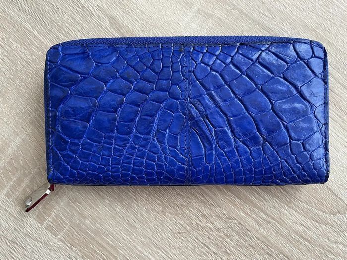 Кошелек из натуральной кожи крокодила Ekzotic Leather CW 82_7 купить недорого в Ты Купи