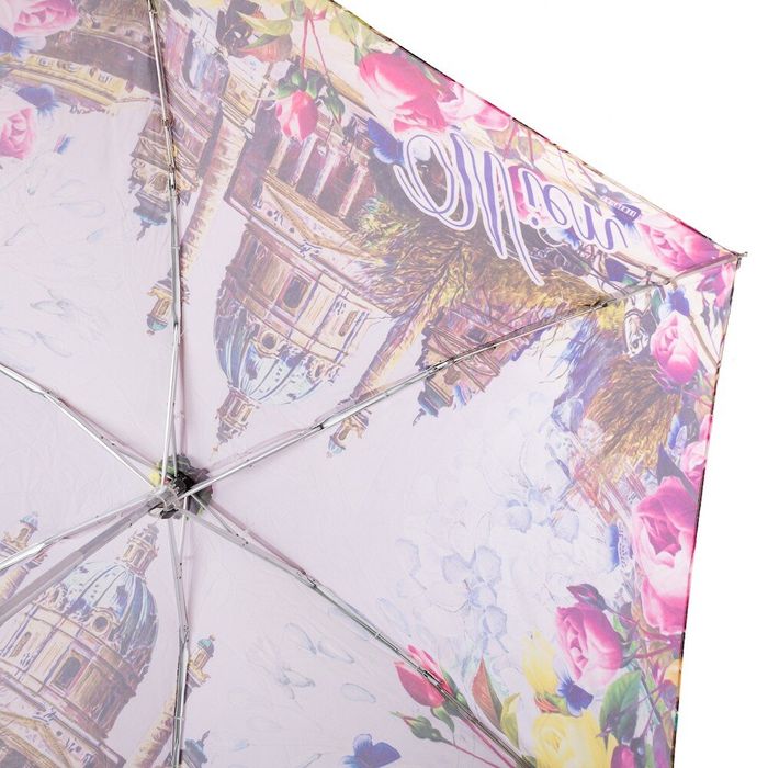 Жіноча компактна полегшена механічна парасолька LAMBERTI z75119-1872 купити недорого в Ти Купи