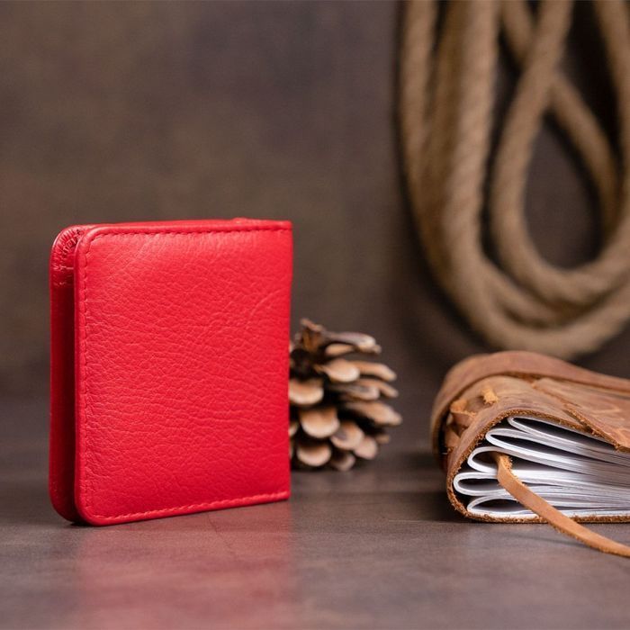 Жіночий шкіряний гаманець ST Leather 19239 Червоний купити недорого в Ти Купи