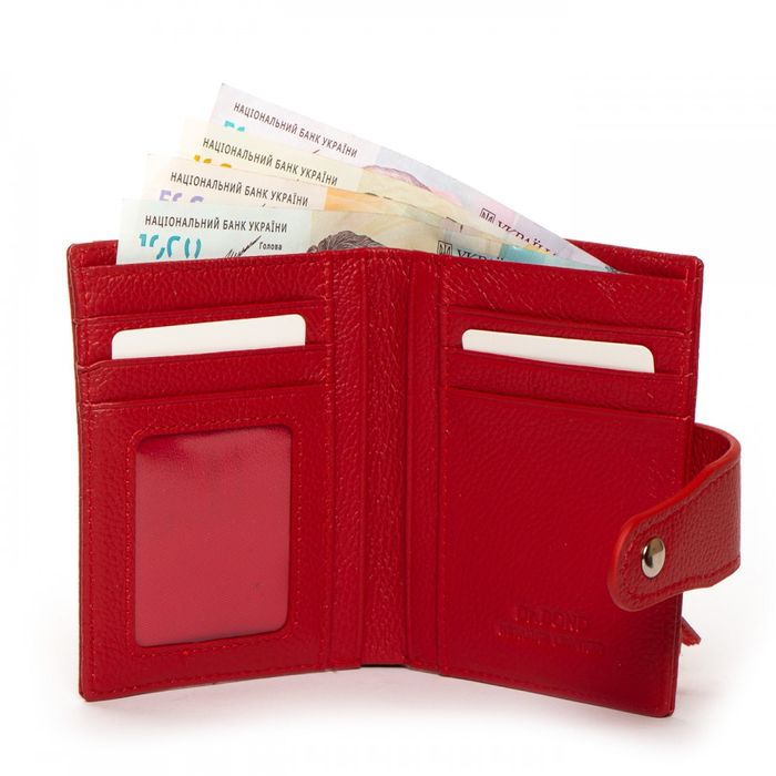 Женский кожаный кошелек Classik DR. BOND WN-23-15 red купить недорого в Ты Купи