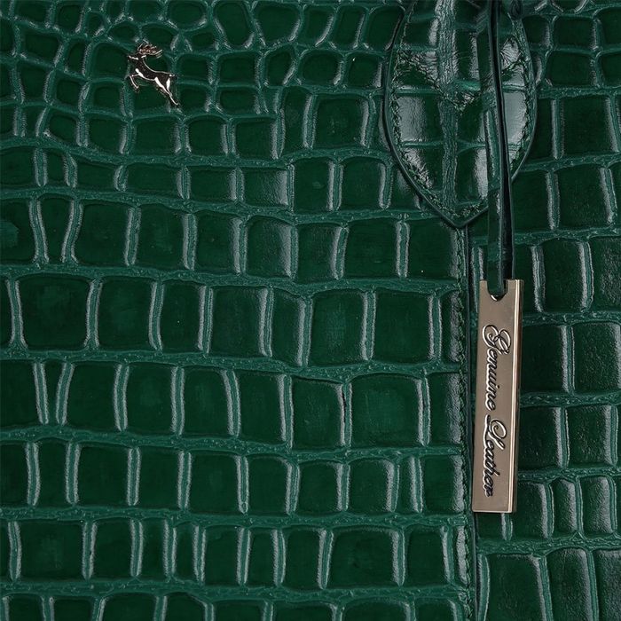 Женская кожаная сумка Ashwood C56 Green купить недорого в Ты Купи