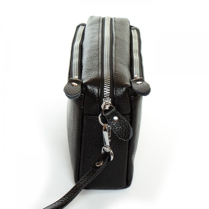 Молодежный клатч из кожи ALEX RAI BM 60071-HA-1 black купить недорого в Ты Купи