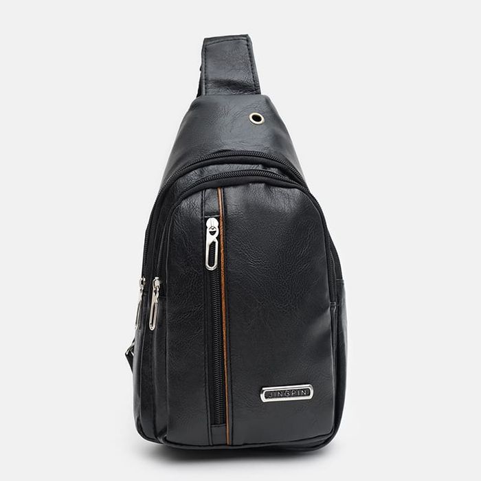 Чоловічий рюкзак через плече Monsen C1925bl-black купити недорого в Ти Купи
