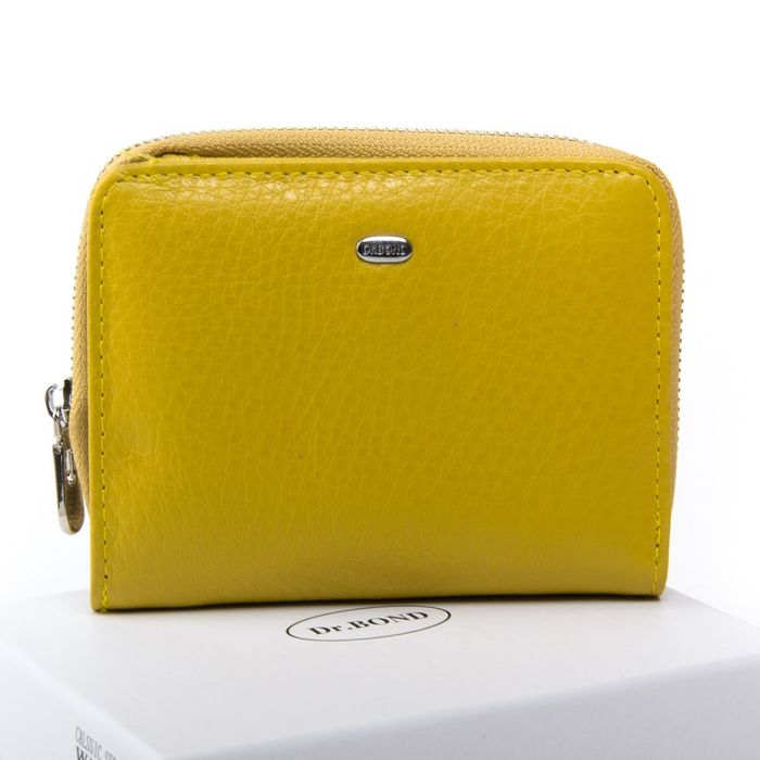 Жіночий шкіряний гаманець Classik DR. BOND WN-4 yellow купити недорого в Ти Купи