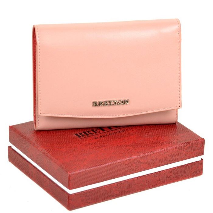 Шкіряний гаманець Color Bretton W5458 pink купити недорого в Ти Купи