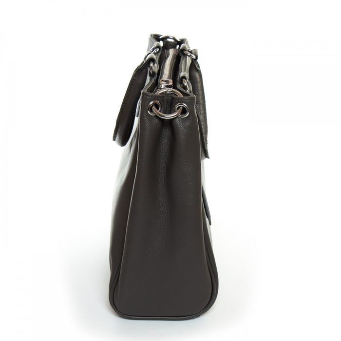 Жіноча шкіряна сумка ALEX RAI 8782-9 grey купити недорого в Ти Купи
