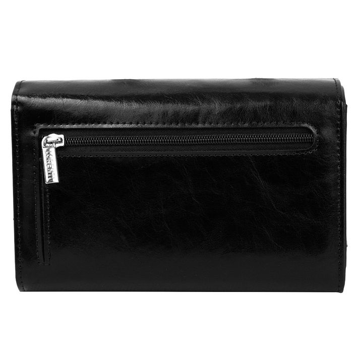 Женский кожаный кошелек LORENTI DNKL76112-BPR-black купить недорого в Ты Купи