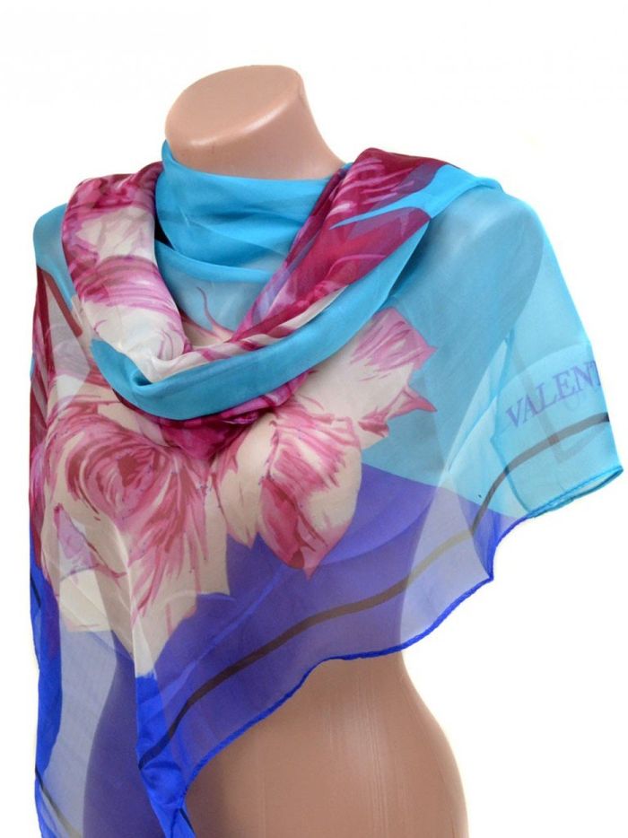 Жіночий шарф-палантин весна-літо Шифон 10223-E5 купити недорого в Ти Купи