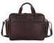 Дорожня шкіряна сумка Vintage 14055 Темно-коричневий