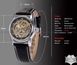 Чоловічий наручний годинник скелетон Orkina Star Silver (+1154)