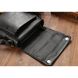 Мужская кожаная черная сумка-планшет TIDING BAG A25-1278A