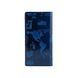 Кожаный бумажник Hi Art WP-02 Crystal Blue 7 wonders of the world Синий