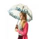 Механический женский прозрачный зонт-трость FULTON BIRDCAGE-2 L042 - LONDON ICONS