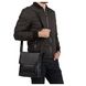 Мужская кожаная черная сумка-планшет TIDING BAG A25-1278A