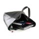 Комплект женская сумка-шоппер и косметичка (Sshop_black_silver_fly_na)