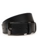 Мужской кожаный ремень Borsa Leather V1115FX09-black
