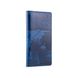 Кожаный бумажник Hi Art WP-02 Crystal Blue 7 wonders of the world Синий