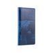 Кожаный бумажник Hi Art WP-02 Crystal Blue 7 wonders of the world Синий