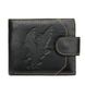 Мужское чёрное портмоне из натуральной кожи Vintage 20232