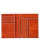 Оранжевое кожаное мужское портмоне Piquadro Blue Square (PU1393B2_AR)